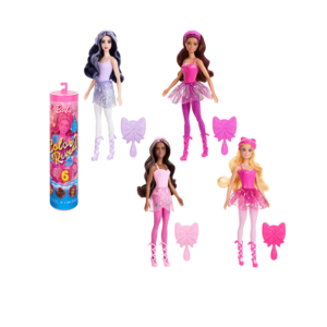 Barbie Bailarina Ballet Color Reveal Muñeca 6 Sorpresas Tutu