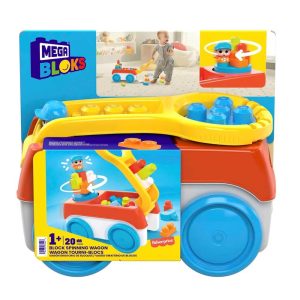 Block Spinning Wagon Mega Bloks Fisher Price