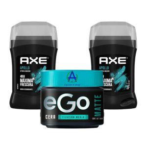Desodorante Y Cera Para Cabello Fijación Media Matte Ego Axe