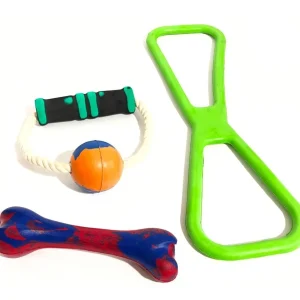 Pelota De Goma Caucho Combo Para Perros Med/gra 011902