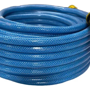 Manguera De Riego Reforzada Con Accesorios 50mts Trenzada