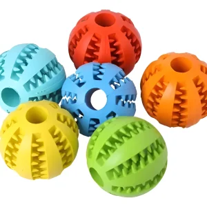 Juguete Mordillo Perros Pelota Porta Alimento 6cm 12unidades