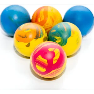 Pelota De Goma Caucho Maciza Para Perros 5cm X 6 Unidades