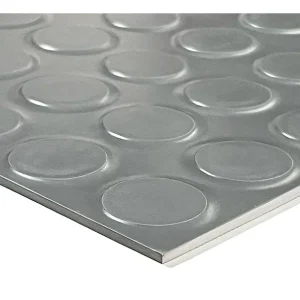 Piso Goma Baldosa Indelval Clasic Gris Saldo 50×50 3mm (x1u)