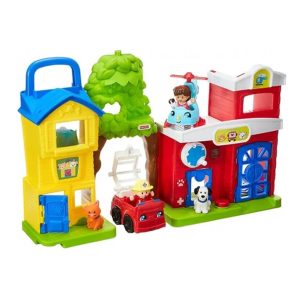 Estación Rescate De Mascotas Little People Fisher Price