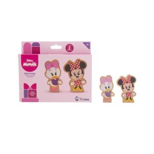 Figura Minnie De Madera Pack Con Daisy Disney