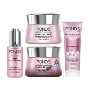 Kit Niasorcinol Limpiador Crema Facial Serum Antimanchas