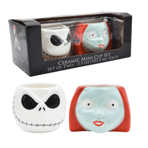 Mini Tazas El Extraño Mundo de Jack & Sally Expreso Set Café