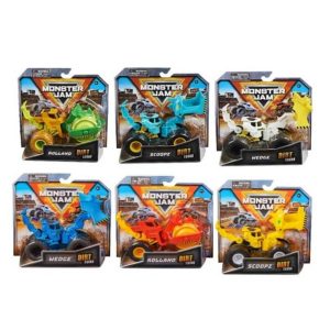 Vehículo Dirt Squad Monster Jam A Elegir Carrito Motor