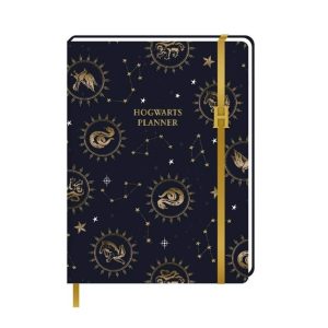 Planificador Harry Potter Hogwarts Escudos Estrellas Libreta