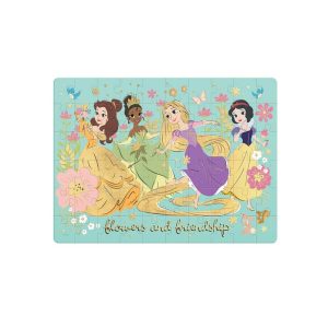 Rompecabezas Infantil Princesas Cilindro Metalizado Disney