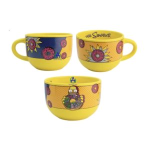 Tarro Jumbo Homero Rosquillas The Simpsons Taza Donas Tazón