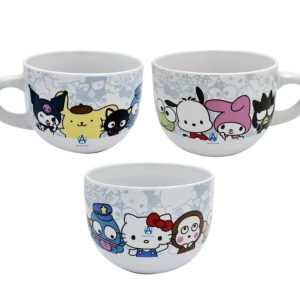 Tarro Jumbo Hello Kitty Y Amigos Taza Cereal Sanrio Kuromi