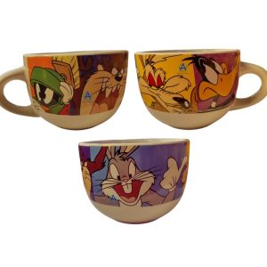 Tarro Jumbo Looney Tunes Taza Cereal Taz Bugs Marvin Coyote