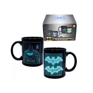 Taza Batman Brilla En La Oscuridad Mágica Tarro Café Regalo