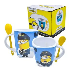 Taza Minions Con Cuchara Mi Villano Favorito Piloto Café