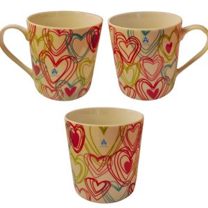 Taza Corazones Taza Amor Café Tarro Regalo San Valentin
