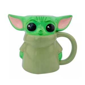Taza Grogu Baby Yoda 3D Mandalorian Star Wars Café Regalo
