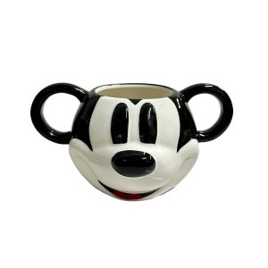Taza Mickey Mouse 2 Orejas 3D Ratón Tarro Café Regalo Disney