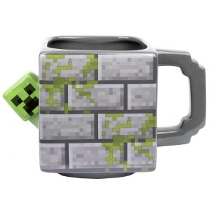 Taza Minecraft 3D Videojuego Bloques Construcción Café Regalo