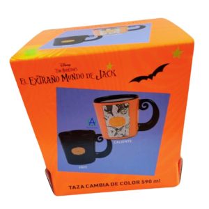 Taza Jack Lock Shock Barrel Taza Cambia De Color Skellington