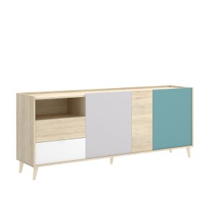 Aparador 3 puertas y 2 cajones Neo