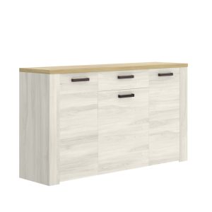 Aparador de 3 puertas 150 cm y 1 cajón milan