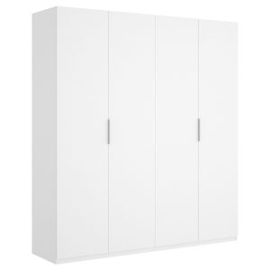 Armario de 4 puertas 180cm Blanco