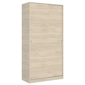 Armario madera 2 puertas  corredera 100 cm