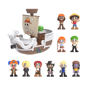 Barco One Piece Serie Netflix Luffy Nami Roronoa Zoro Sanji