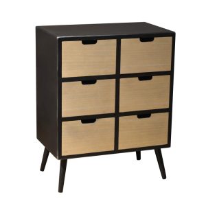 CÓMODA MAYA 6 CAJONES