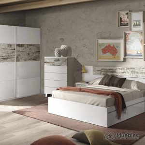 Dormitorio vintage blanco
