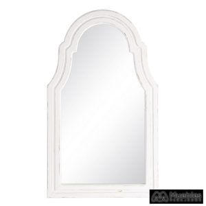espejo blanco rozado decoración 63 x 3 x 110 cm