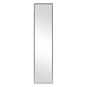 espejo negro aluminio-cristal 35 x 3,50 x 151 cm