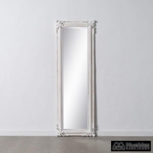 espejo vestidor blanco rozado 56 x 4 x 172 cm
