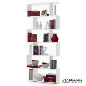 Estantería madera blanca