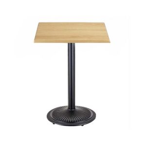 Mesa Arno, Negra, Base De 72 Cms Y Tapa De 70X70 Cms. Color A Elegir