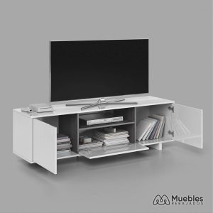 Mueble de tv blanco